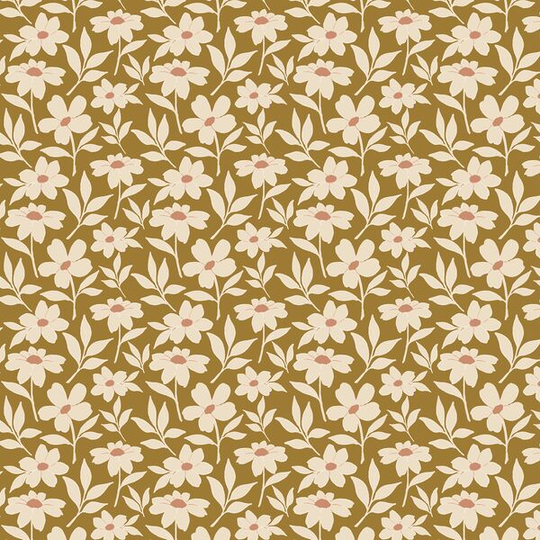 Fresh Floral in Olive