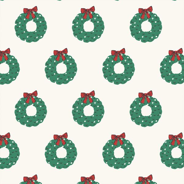 Christmas Wreath in Bright