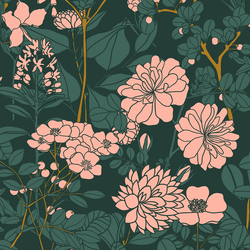 Large Blooming in Thicket