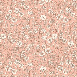 Wildflower Garden in Warm Pink