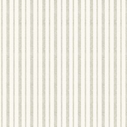 Stacked Stripe in Soft Green on Ivory