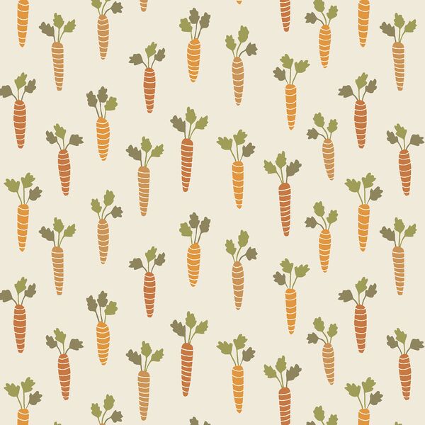 Carrot Harvest in Eggshell