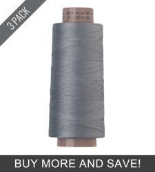 Royal Grey (9140-1511) - Silk Finish Cotton 40wt - 1600 Yards (3 Pack)