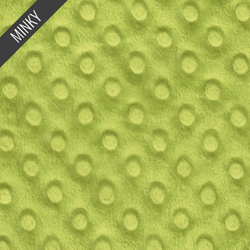 Minky Dimple Dot in Lime