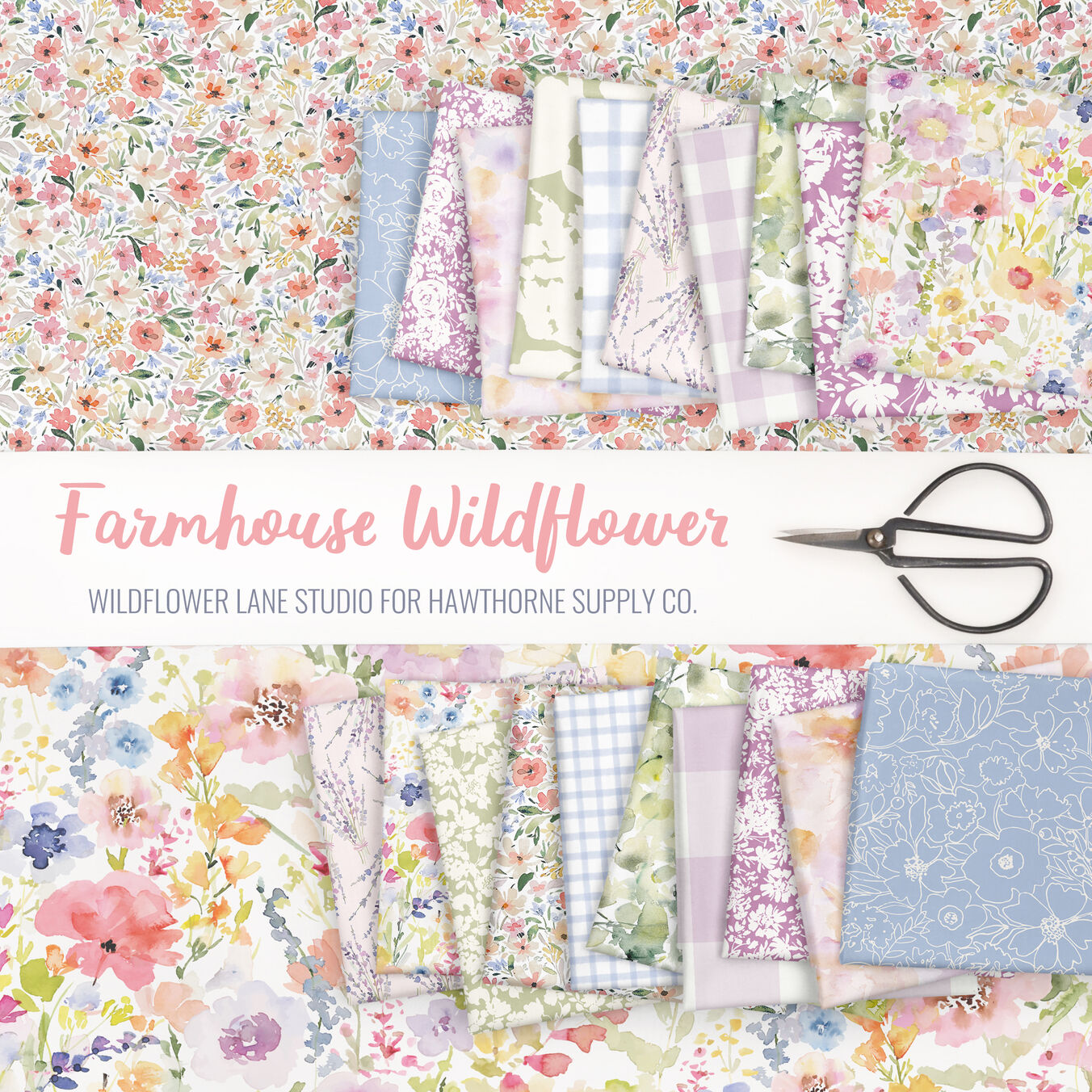 Farmhouse Wildflower Poster Image