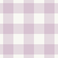 Large Meadow Gingham in Lilac