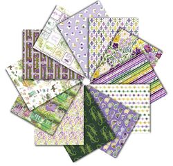 Mardi Gras Style Fat Quarter Bundle