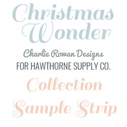 Christmas Wonder Sample Strip