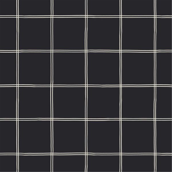 Large Halloween Grid in Charcoal