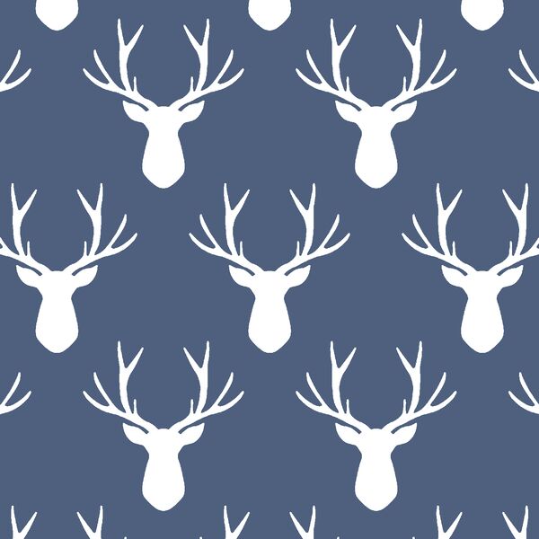 Stag Silhouette in Midnight