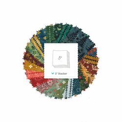 Expressions Batiks 5" Square Pack in Nordic Christmas