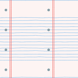 Ruled Paper in Notebook