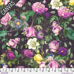Purple Flower Shop Canvas in Purple