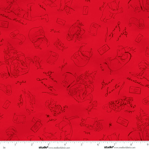 Dear Santa Mono in Red