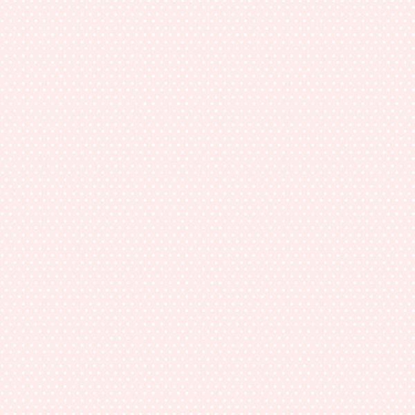 Small Winter Dot in White on Soft Blush