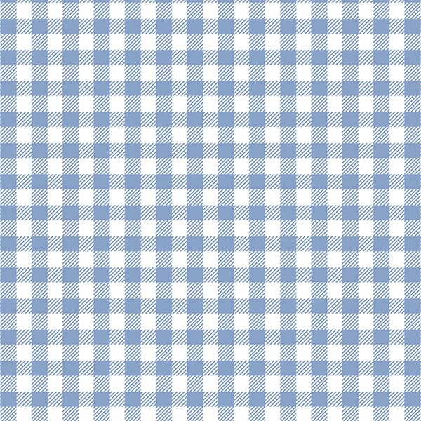 Small Buffalo Plaid in Cornflower