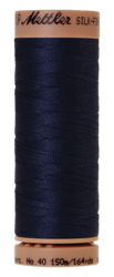Navy (9136-0825) - Silk Finish Cotton 40wt - 164 Yards