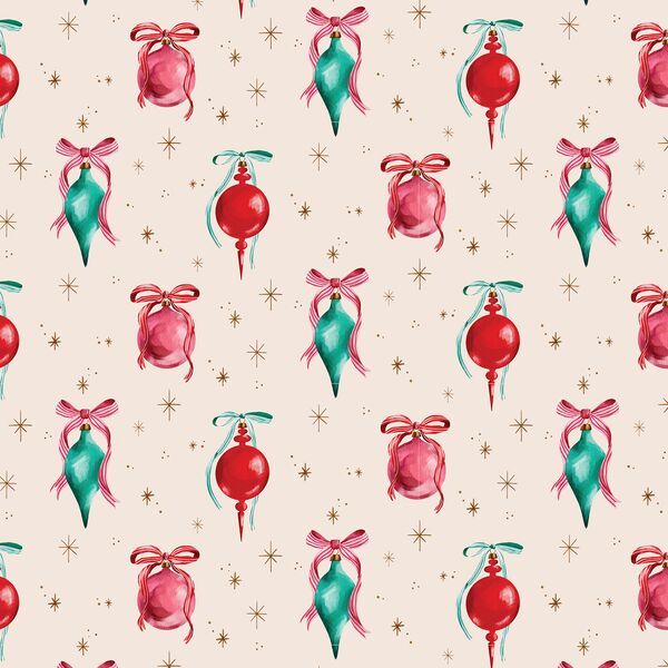 Ornaments in Ivory Blush