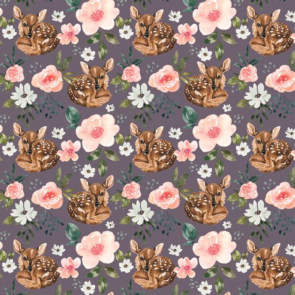 Little Deer in Plum