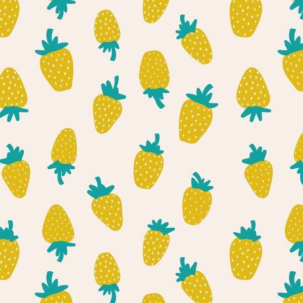 Large Very Berry Strawberries in Yellow