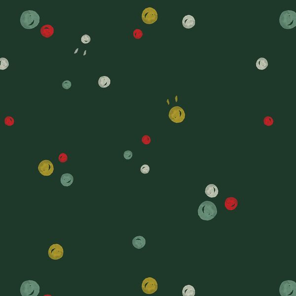 Twinkling Lights in Dark Pine