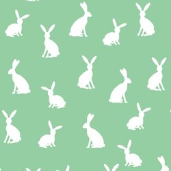 Cottontail Silhouette in Sprout