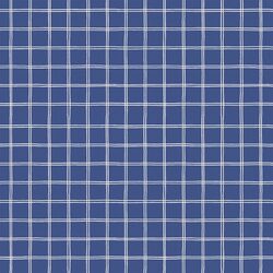 Minimal Grid in Ultramarine Blue