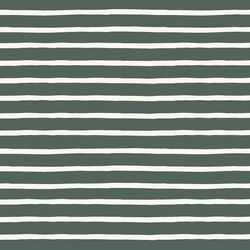 Winter Stripe in Duck Green