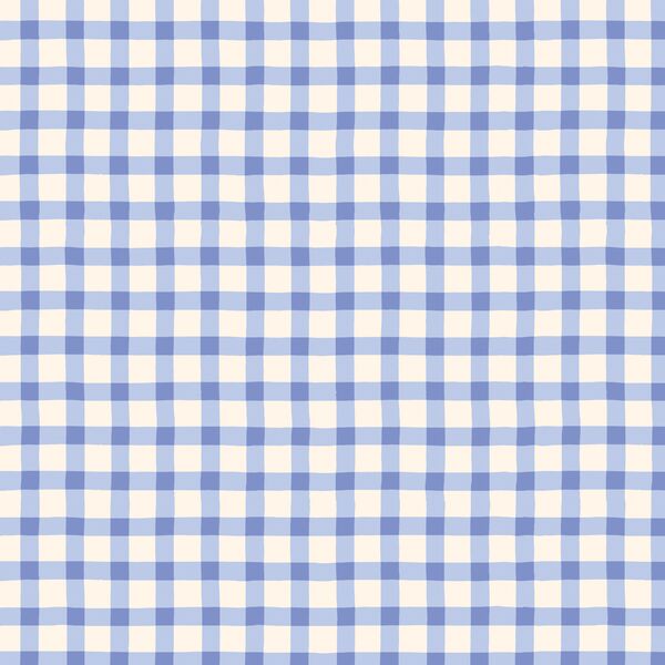 Soiree Gingham in Bonnie Blue