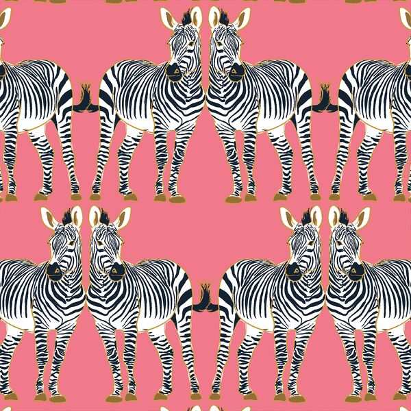 Zebra in Jewel Pink