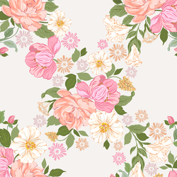 Blooming Trellis in Alabaster