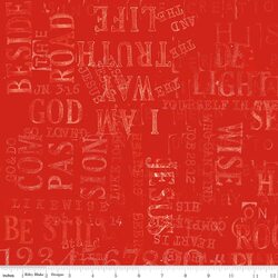 Sunday Stamp in Art Red