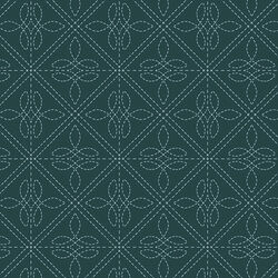 Boot Stitches in Teal