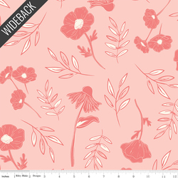 Boho Floral Wideback in Peaches 'N Cream