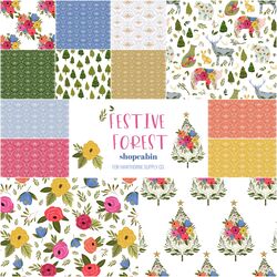 Festive Forest Fat Quarter Bundle