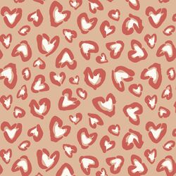 Large Wild Hearted in Cream Latte and Spicy