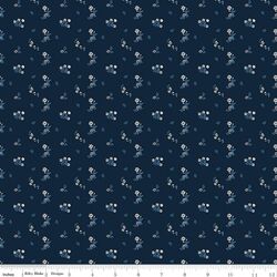Ditsy in Navy