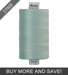 Luster (9141-0018) - Silk Finish Cotton 40wt - 1094 Yards (5 Pack)
