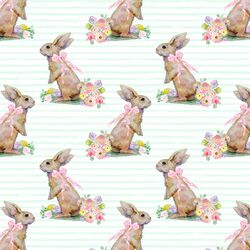 Little Striped Bunny Tales in Mist