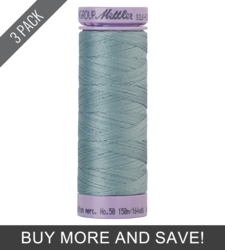 Glacial Lake (9105-1408) - Silk Finish Cotton 50wt - 164 Yards (3 Pack)