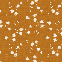 Scattered Floral in Caramel