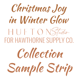 Christmas Joy Sample Strip in Winter Glow