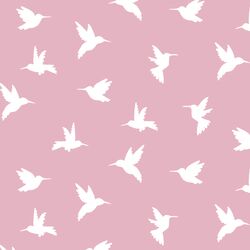 Hummingbird Silhouette in Carnation