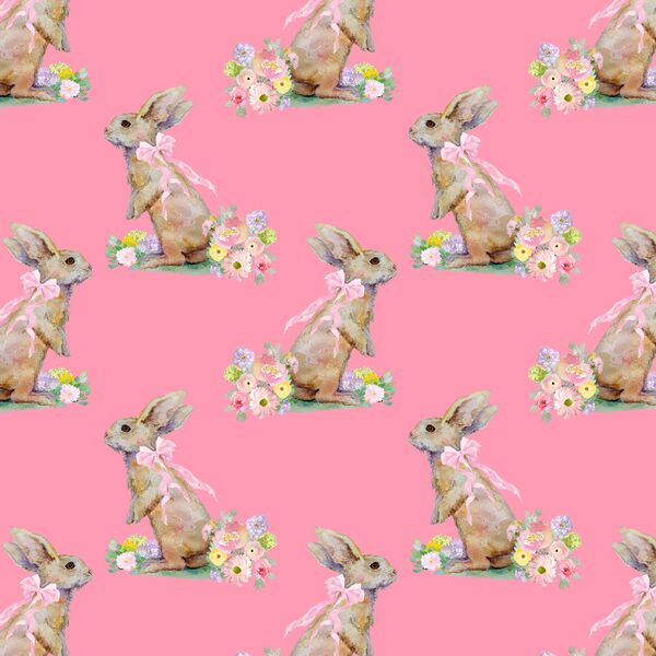 Little Bunny Tales in Gerbera Pink