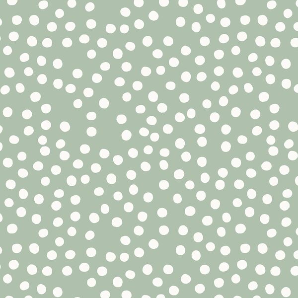 Tossed Dot in Sage Leaf