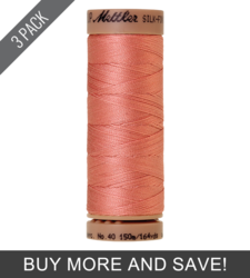 Antique Pink (9136-0637) - Silk Finish Cotton 40wt - 164 Yards (3 Pack)