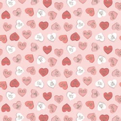 Conversation Hearts in Valentine