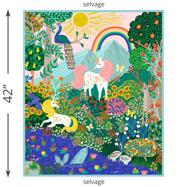 Mystical Meadow Panel in Multi