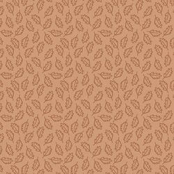 Leaves in Cinnamon on Light Mahogany