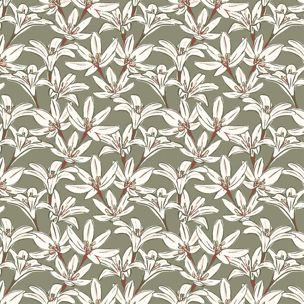 Lilies in Holly